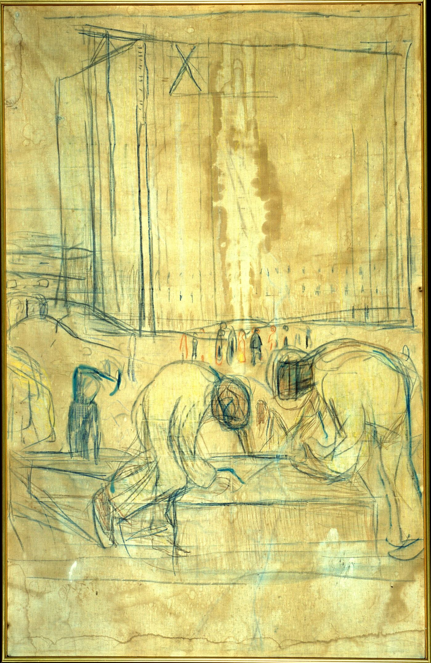 Construction workers on a site